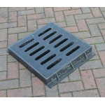 Composite Gully Grate & Frame 410 x 410mm Clear Opening. Rated D400 (40 Tons) CG4141D400