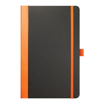 Colourful notebook with orange spine Contrast Range