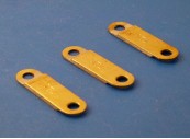 Fusible Link, Brass, 72 degrees, lightweight, pin centres 35mm, 47mm length