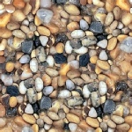 Golden Pea Gravel Addastone Resin Bonded Swatches