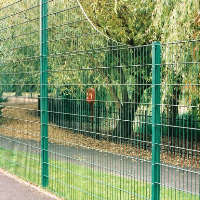 Transitional Twin Wire Fence Panels