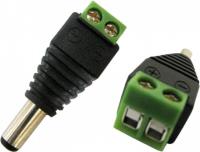Proline-Plus 2.1mm DC Plug Jack Adaptor Connector for CCTV Security