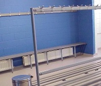 Wall to Floor Support Benching