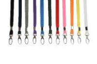 Metal clip lanyards - stock items