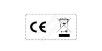 CE & WEEE combined logo labels 