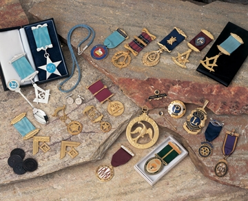 Masonic Lodge Jewels and Badges