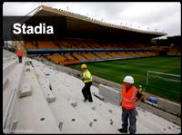 precast concrete products for stadia