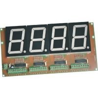 58mm High, 4-Digit, 7-Segment LED Display Board