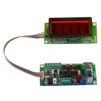 4-Digit Up/Down Counter Module with Preset & Relay (13mm Digits)