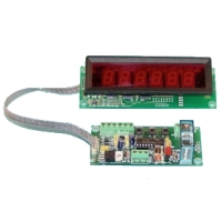 6-Digit Up/Down Counter Module with Preset & Relay (13mm Digits)