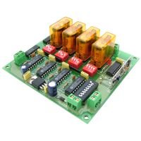 4 Channel Momentary Relay Receiver Module, 12Vdc