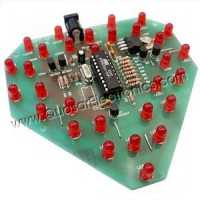 Hi-Tech Microcontroller LED Heart Kit