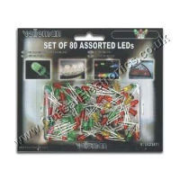 Set of 80 Assorted LEDs