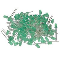 Pack of 30 x 5mm Super Bright Green LEDs