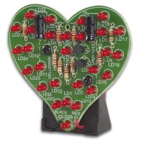 Flashing LED Sweetheart Electronic Kit
