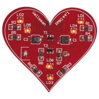 Flashing Heart Badge Electronic Kit