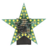 Flashing LED Star (Yellow) Electronic Kit
