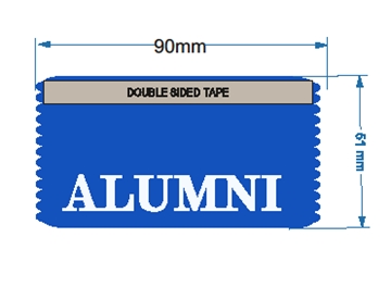 Alumni ribbons - horizontal - ideal for student events