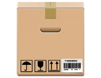 Cardboard Snap Fit Lid Postal Packaging Tubes