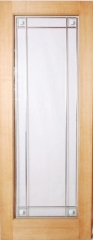 Argyll Brass Hardwood Glazed Internal Door