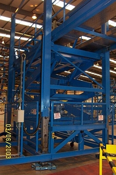 4 tonne capacit double vertical scissor lift table