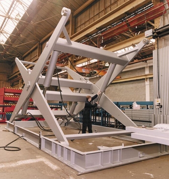 30 tonne capacity scissor lift table armset 
