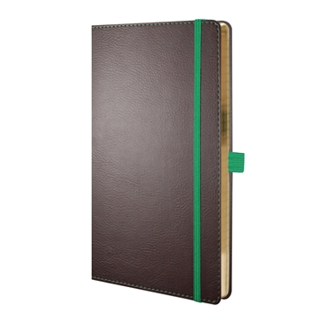 Green Trim Phoenix Notepad with Gold Edged Paper