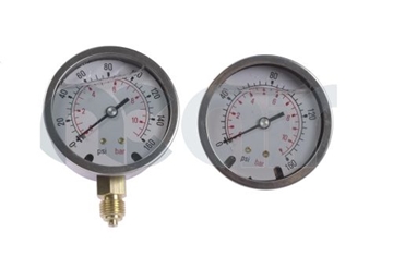 Pressure gauges up to 690 bar 