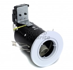 White Fire Rated GU10 Downlight Fitting 