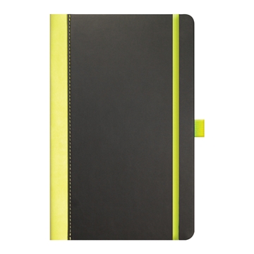 Contrast Notepad with coloured spine