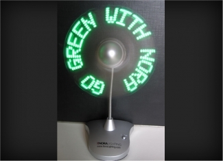 Customised Message Colour LED Message Desk Fan Supplier - Yorkshire