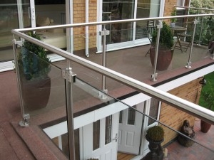 Stainless Steel and Glass Balcony Construction