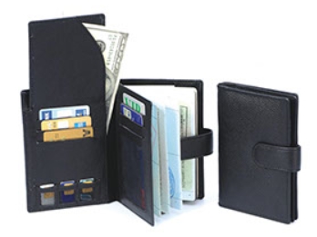  Luxury Leather Gifts Combustion Passport Wallet 