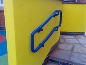 Powder Coated Wall Mounted Handrails