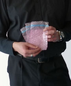 Pink Anti Static Bubble Bag