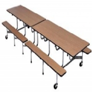 Folding bench table