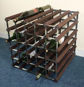 Double Depth 60 Bottle Wine Rack 