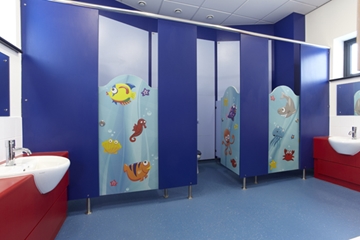 Myna Children's Washroom Cubicles