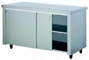 Stainless Steel Cupboard With Sliding Doors