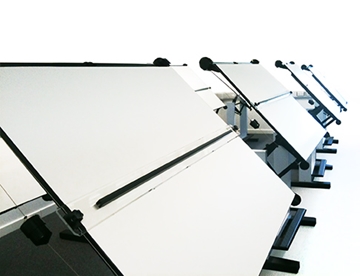 Professional drawing tables
