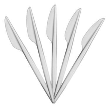 100 White Plastic Knives Suppliers