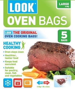 5 Terinex Look Large Oven Bags for Roasting