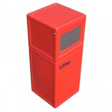 Floor Mounted Pillar Litter Bin