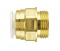 BRASS MALE CYLINDER ADAPTOR