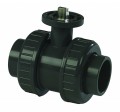 INCH PVC D/U INDUSTRIAL ISO TOP BALL VALVE FPM