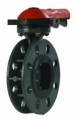 METRIC - PVC ECONOMY BUTTERFLY VALVE C/W STUBS & PVC FPM