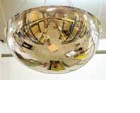 Round convex mirror