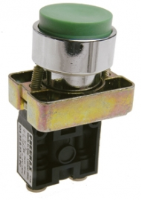 Raised Push Button &#45; Spring Return 3/2 &#45; 4mm Rear Connection
