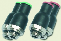 Non&#45;Return Valve Exhaust Version Tube to BSPP & Metric