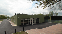 Timber clad portal framed buildings in Bedfordshire